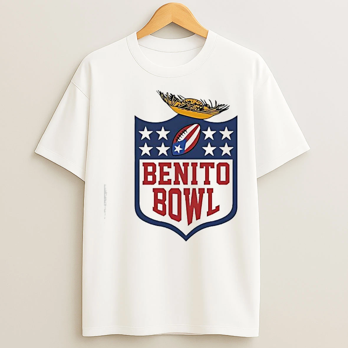 Classic Benito Bowl Football T Shirts