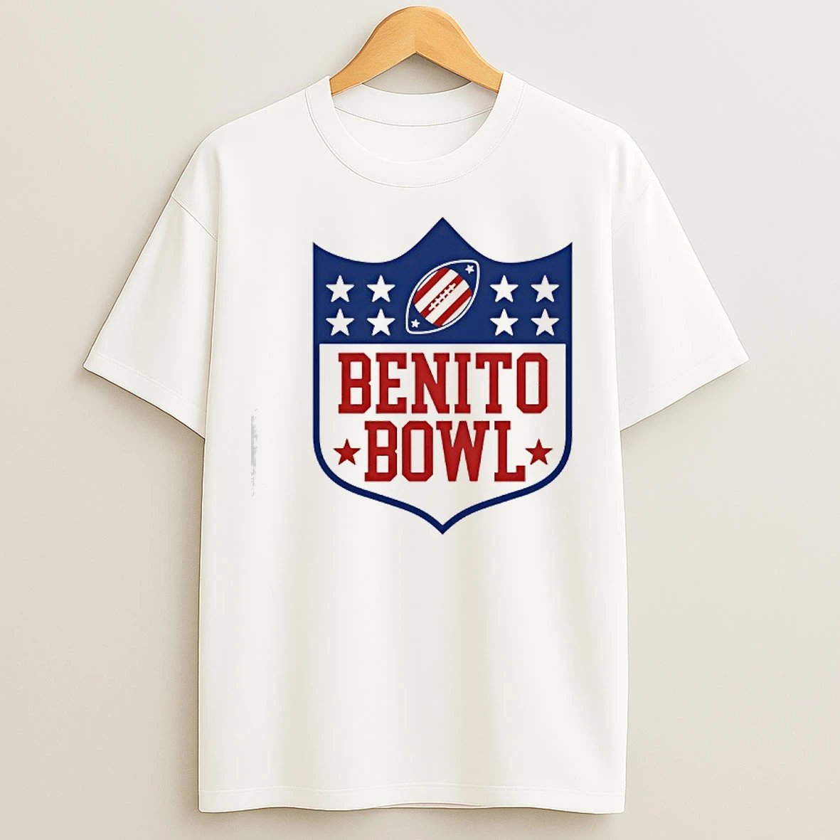 Classic Benito Bowl Nfl Logo T Shirts