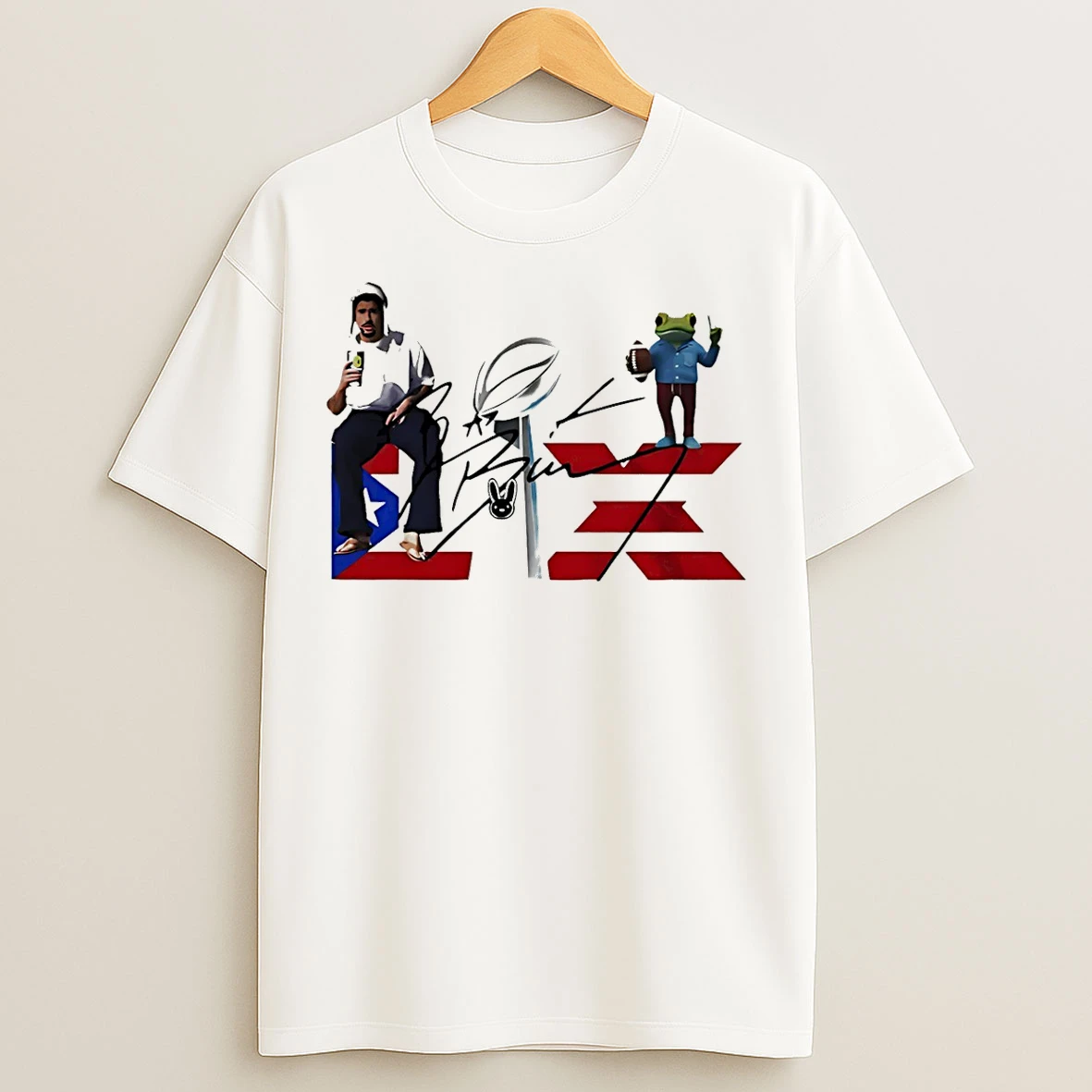 Classic Benito Bowl Super Bowl Lix Bad Bunny Signature T Shirts