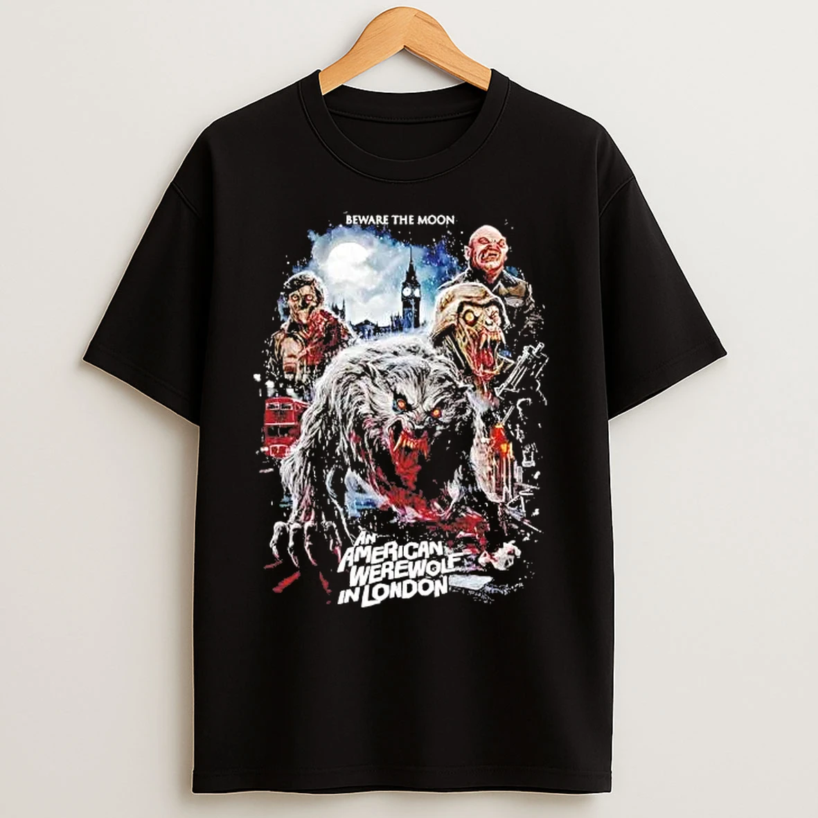Classic Beware The Moon An American Werewolf In London T Shirts