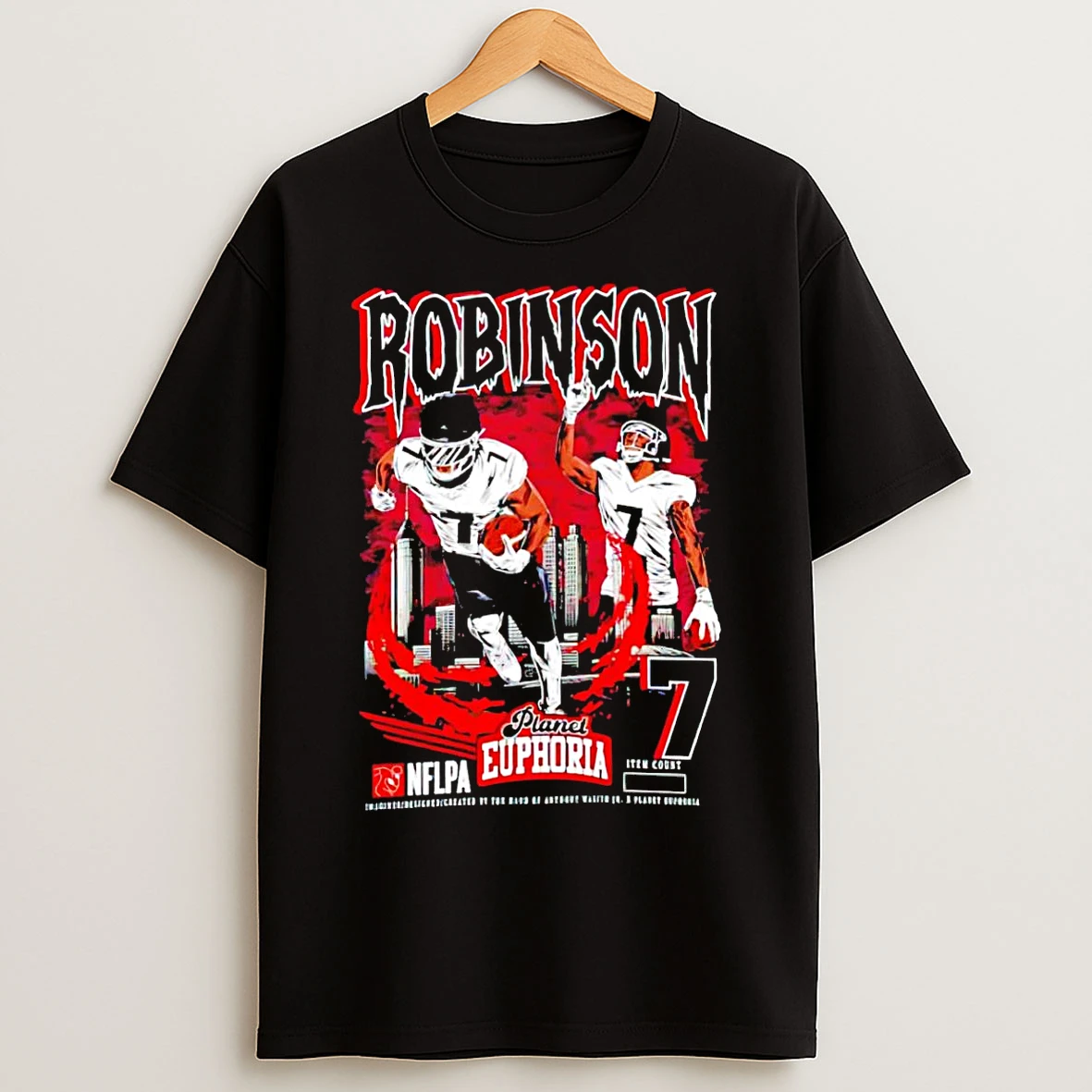 Classic Bijan Robinson Atlanta Falcons Nflpa 2026 T Shirts