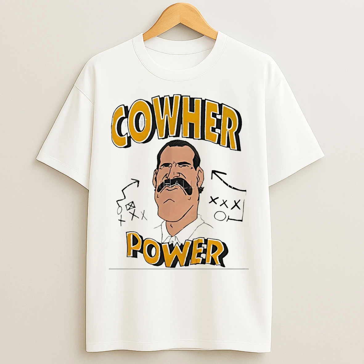 Classic Bill Cowher Coach Pittsburgh Steelers Football Cowher Power T Shirts