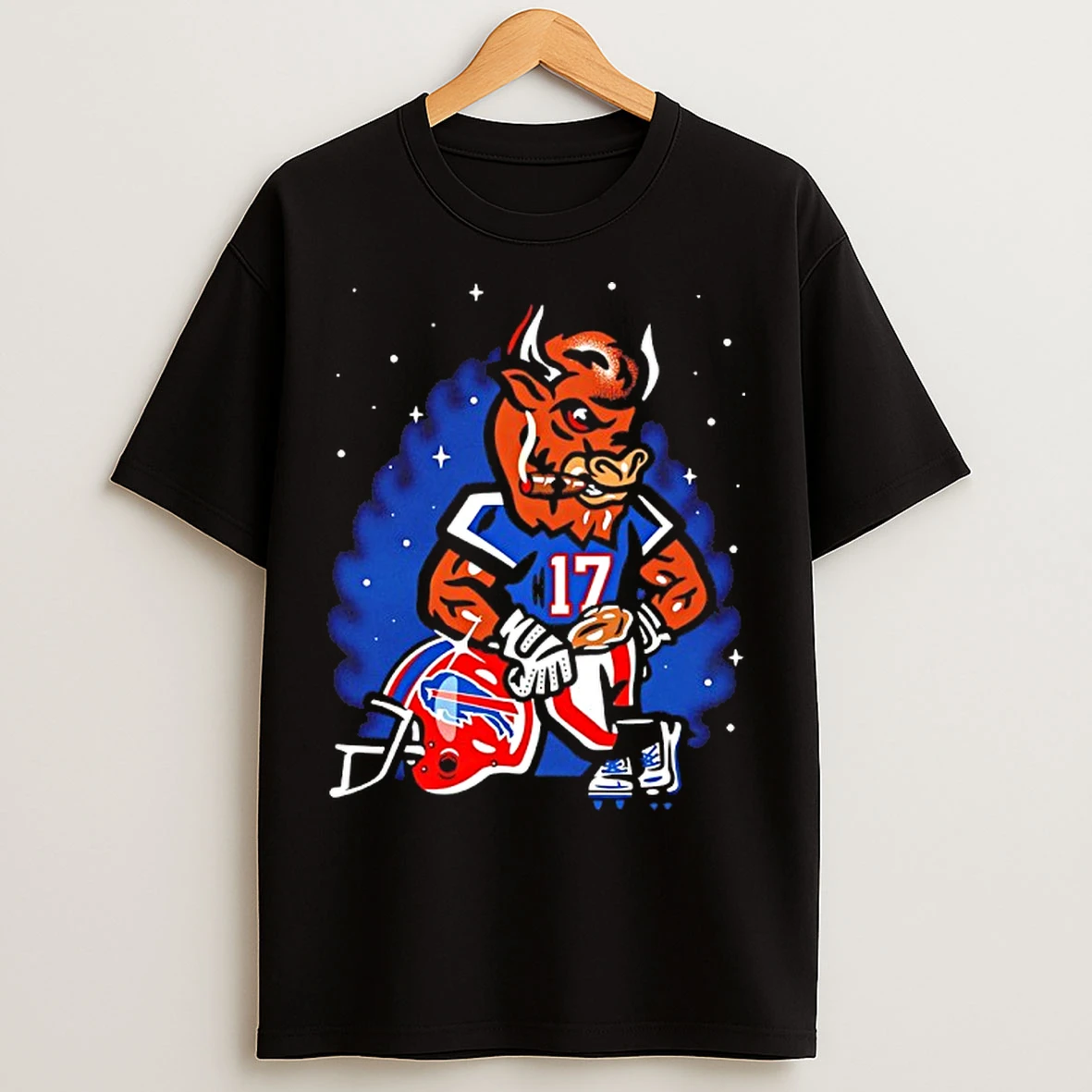 Classic Bills Mafia Josh Allen Cigar Helmet T Shirts