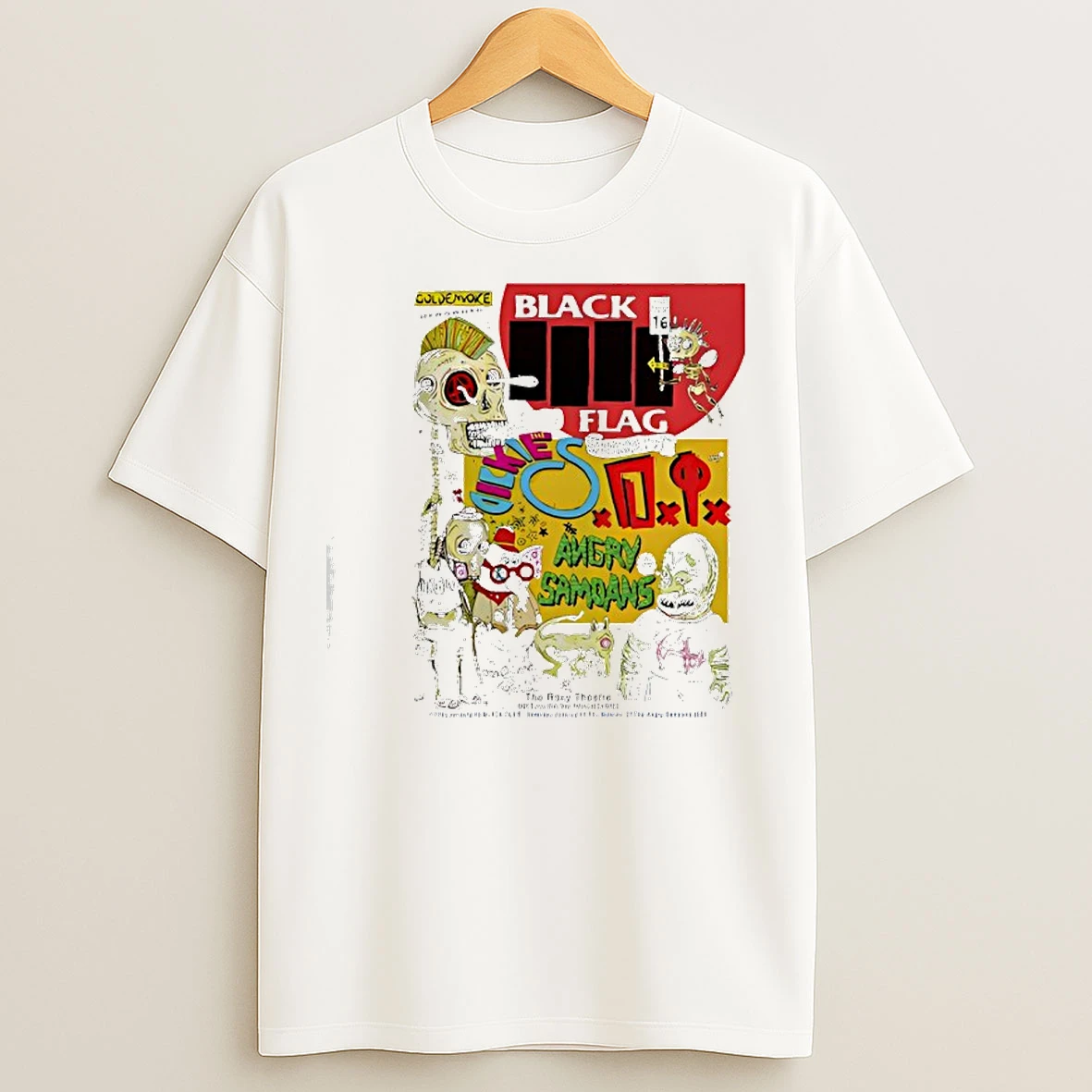 Classic Black Flag West Hollywood California 2026 Two Nights Of Punk Rock Event T Shirts