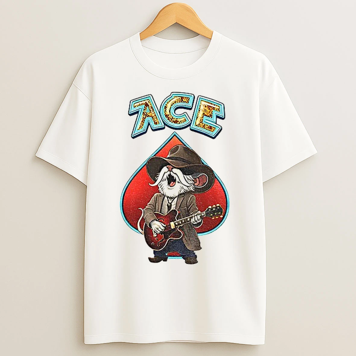 Classic Bob Weir Uncle Pecos Tribute Ace T Shirts