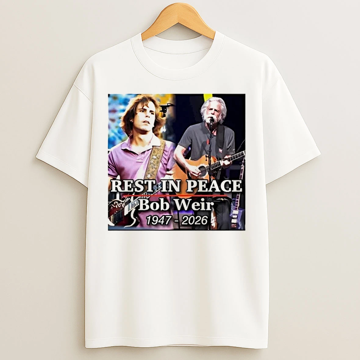 Classic Bob Weir Rest In Peace 1947 2026 T Shirts