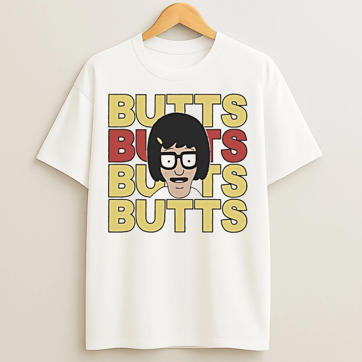 Classic Bobs Burgers Tina Butts Repeat T Shirts