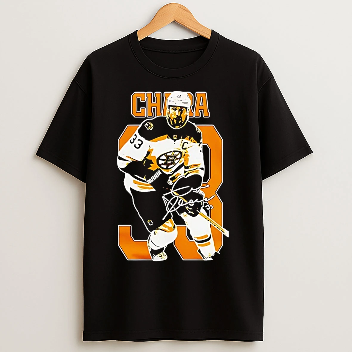 Classic Boston Bruins Hockey Hall Of Fame Zdeno Chara Signature T Shirts