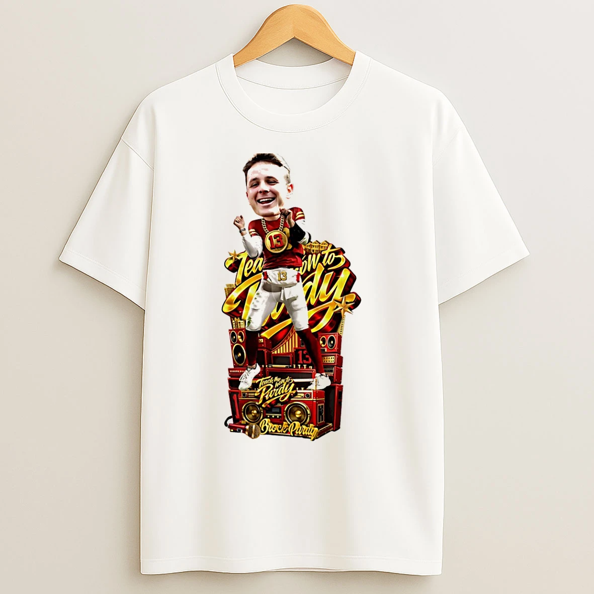 Classic Brock Purdy Playoff Dance Caricature T Shirts