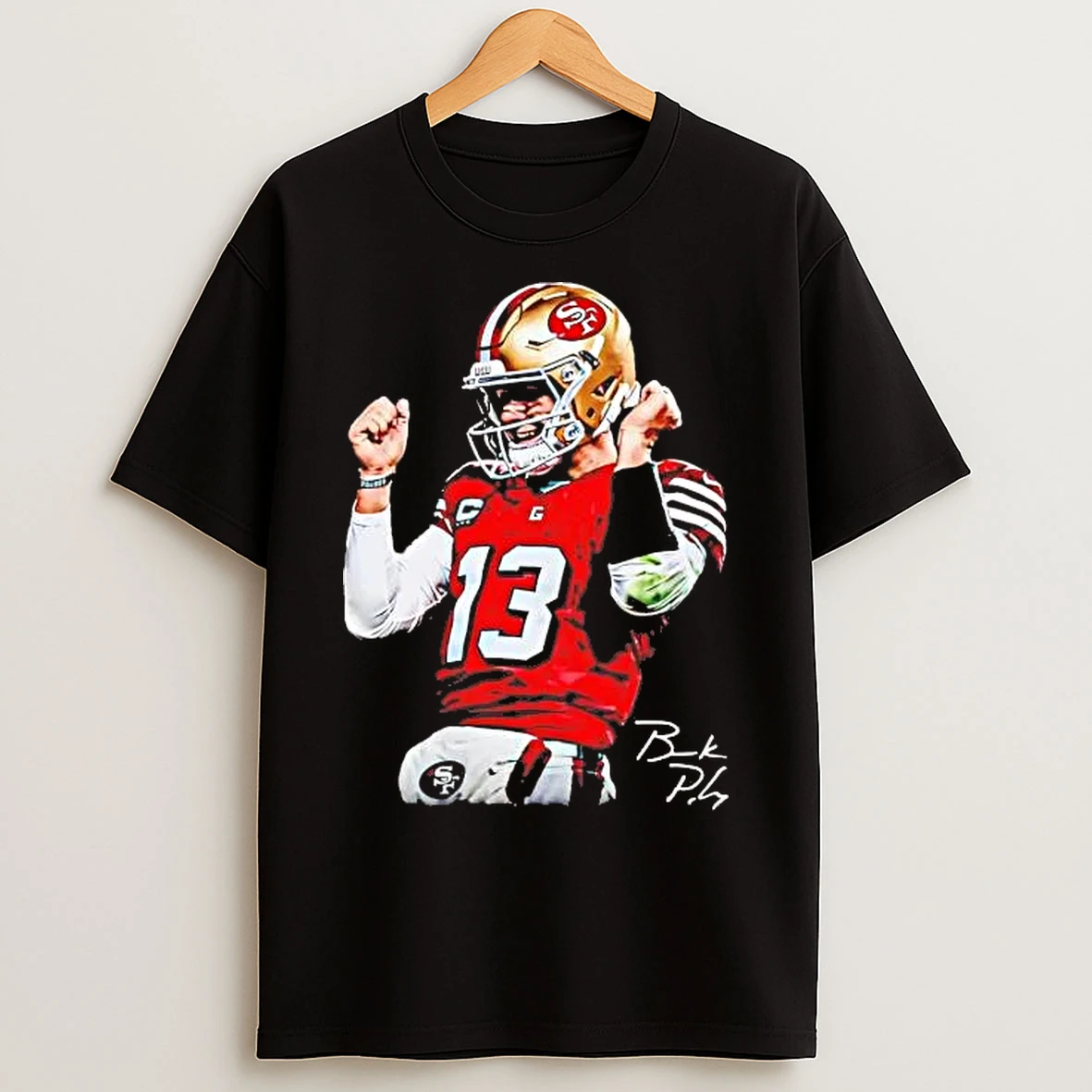 Classic Brock Purdy Dougie Celebration Signature T Shirts