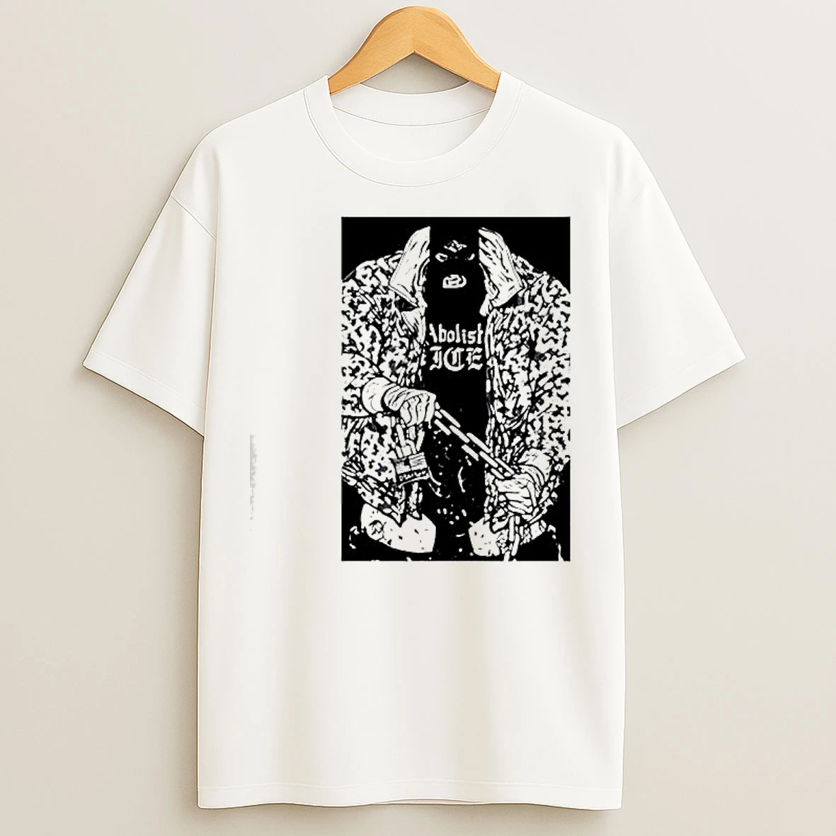 Classic Brody King Abolish Ice Graphic T Shirts