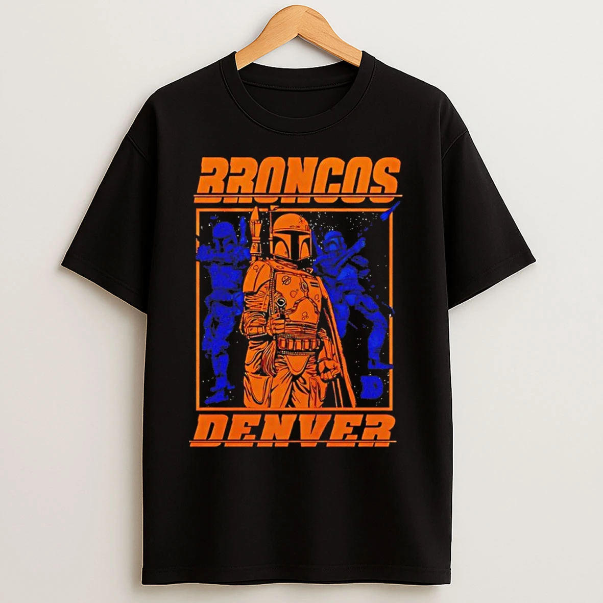 Classic Broncos Denver X Knight Star Wars Graphic T Shirts