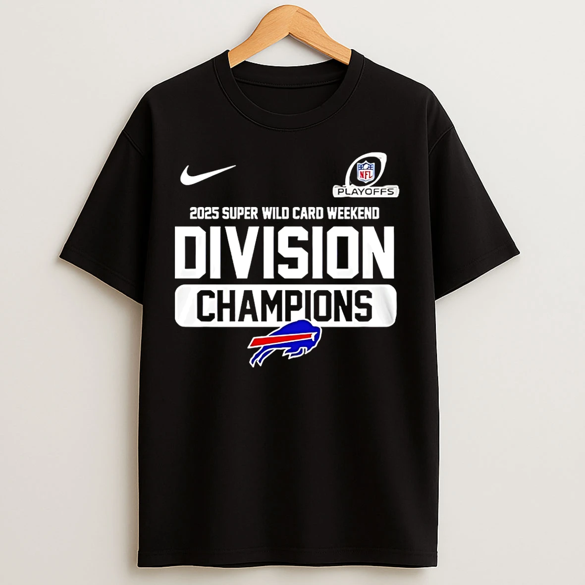 Classic Buffalo Bills 2025 Super Wild Card Weekend Division Champions T Shirts