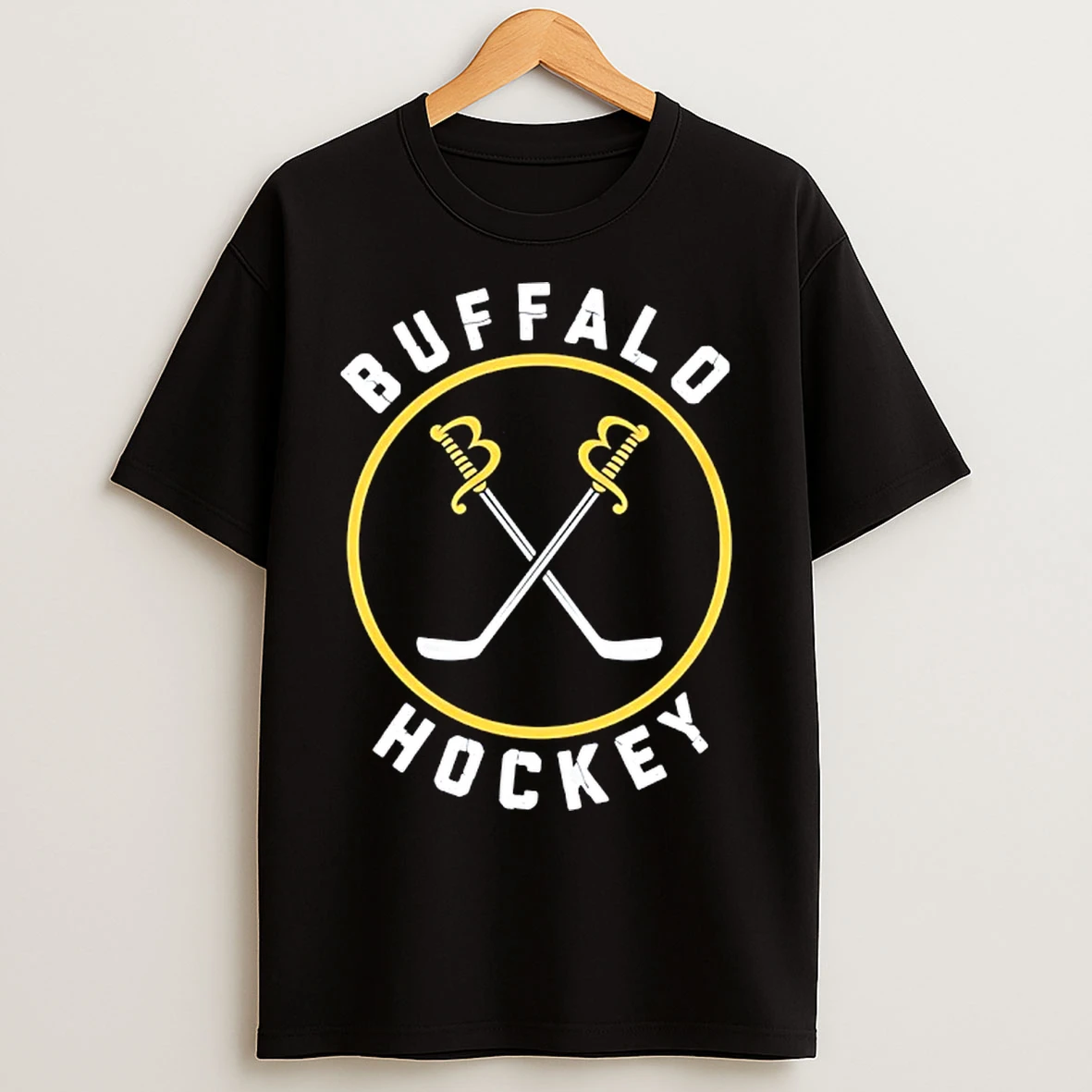 Classic Buffalo Sabres Hockey Logo Parody T Shirts