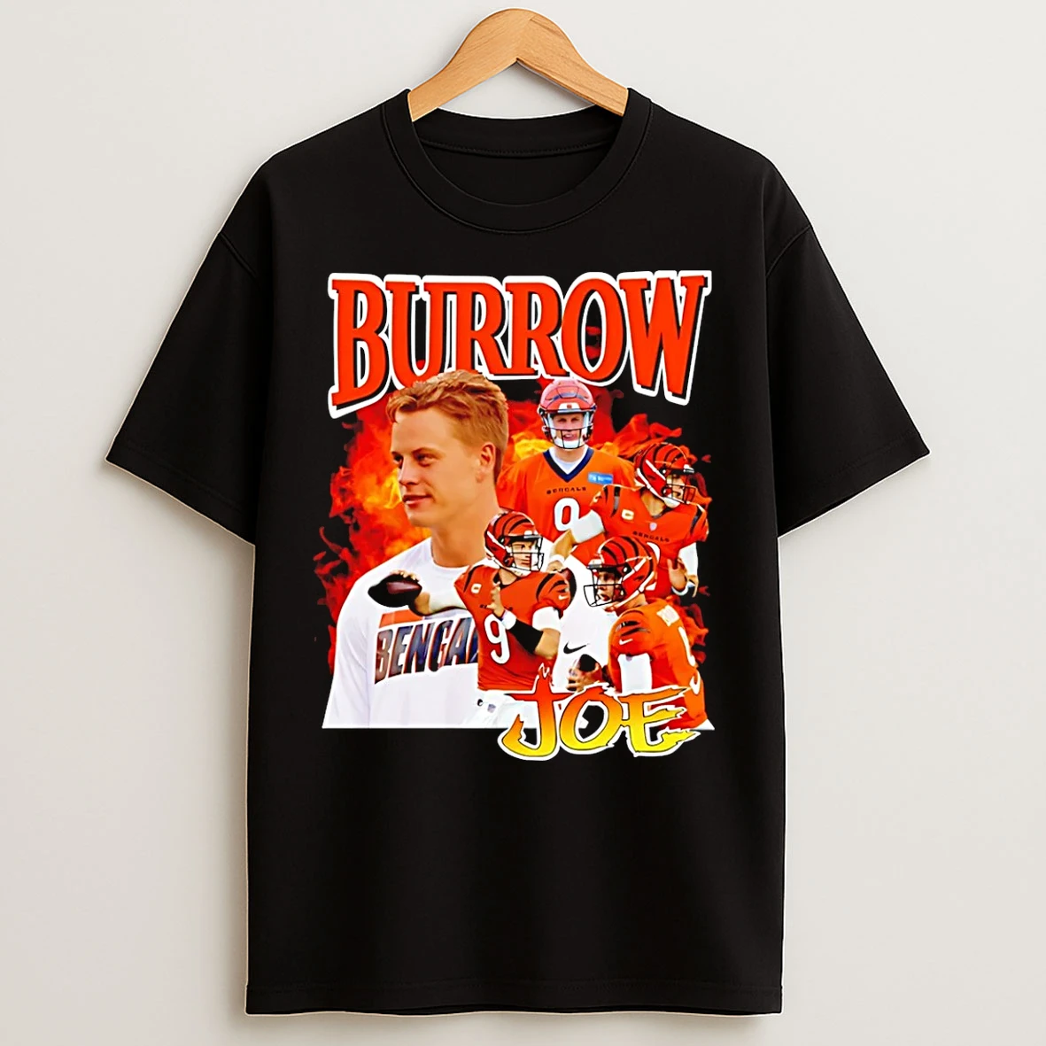 Classic Burrow Joe Cincinnati Bengals Vintage 90s 2026 T Shirts
