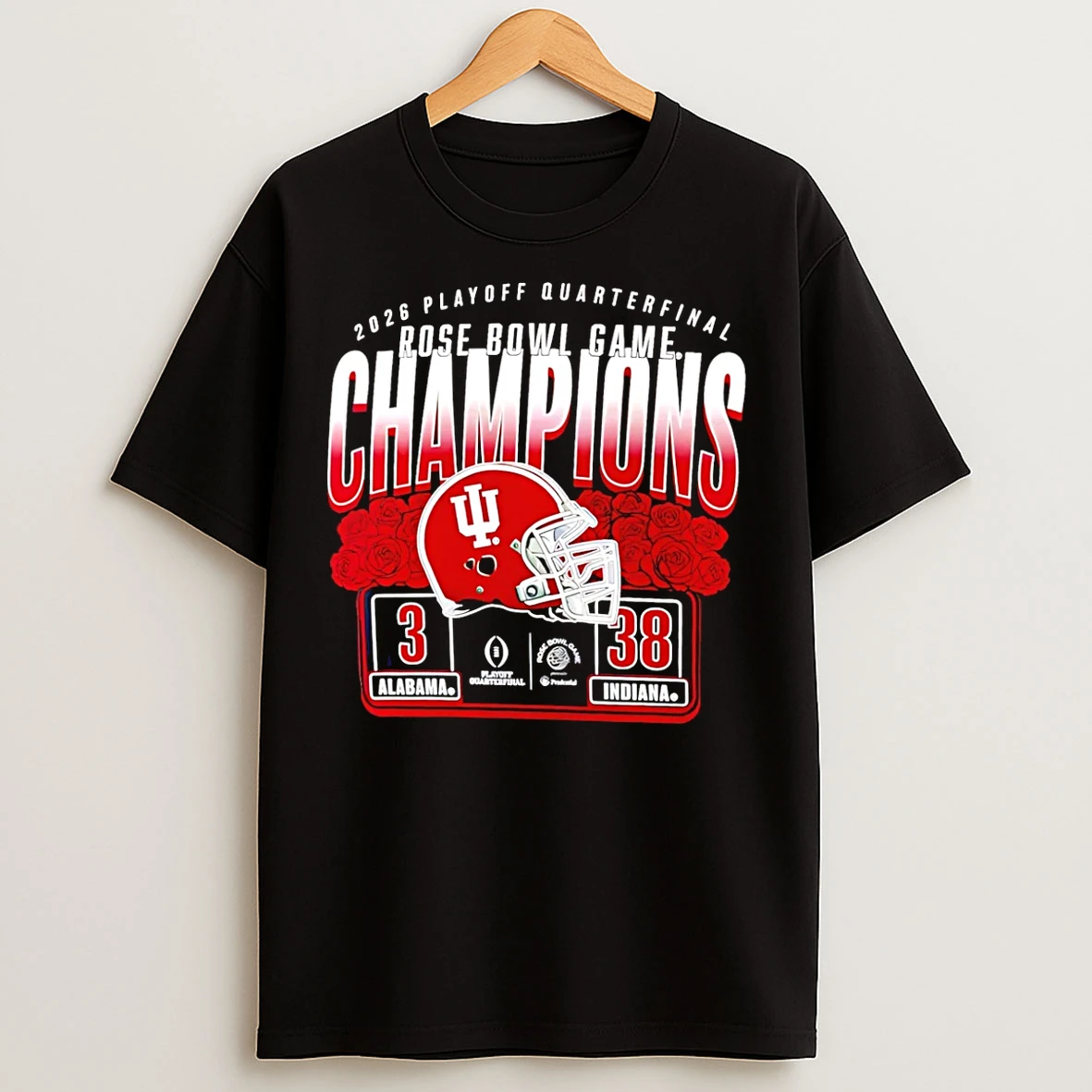 Classic Cfp 2026 Rose Bowl Champions Indiana Hoosiers Scoring Drive T Shirts