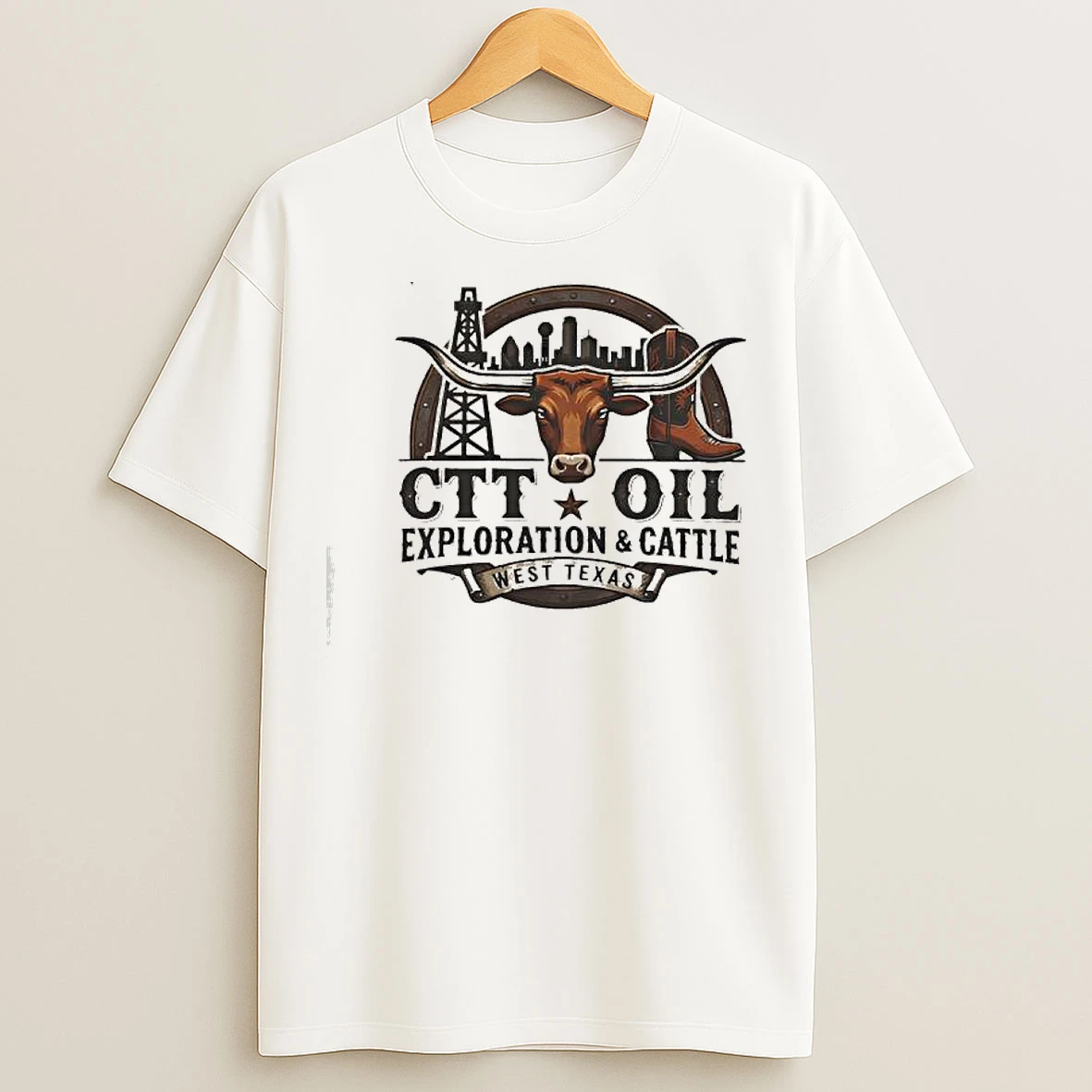 Classic Ctt Oil Exploration And Cattle T Shirts