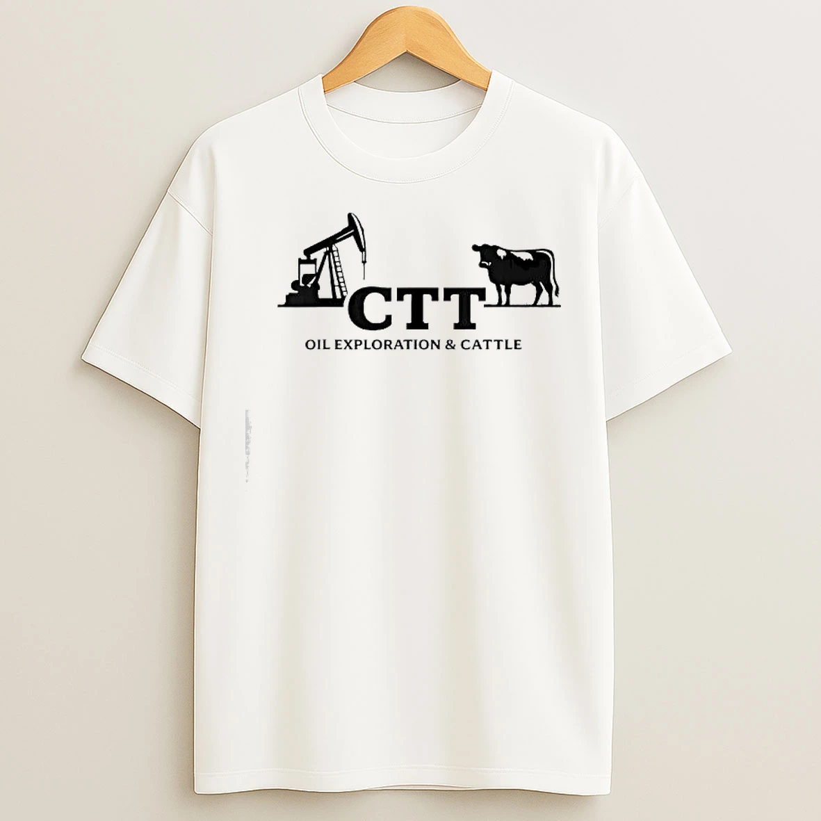Classic Ctt Oil Exploration And Cattle Cow T Shirts