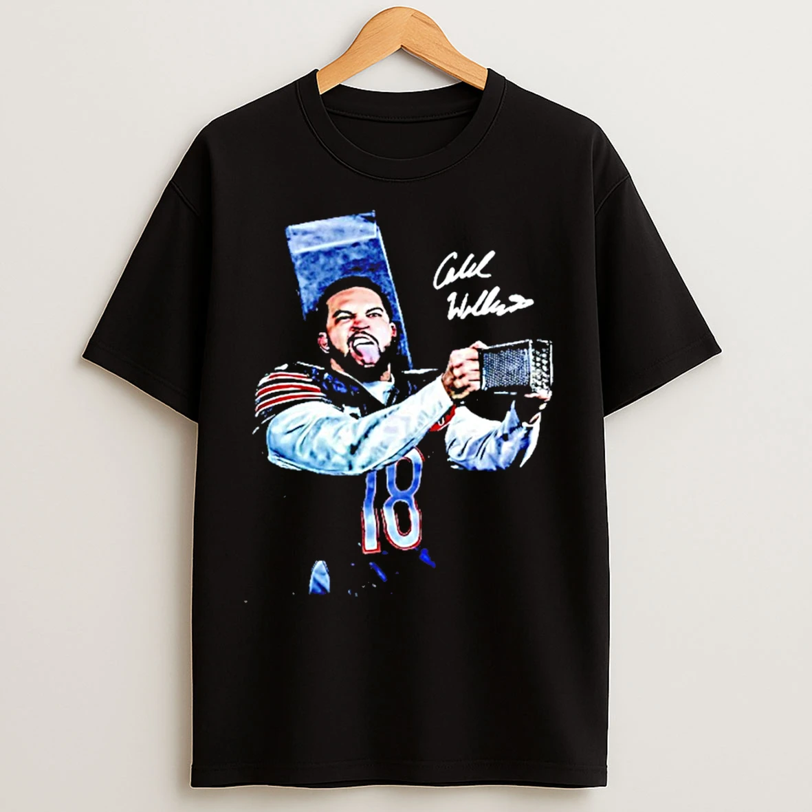 Classic Caleb Williams Cheese Grater Chicago Football Graphic T Shirts