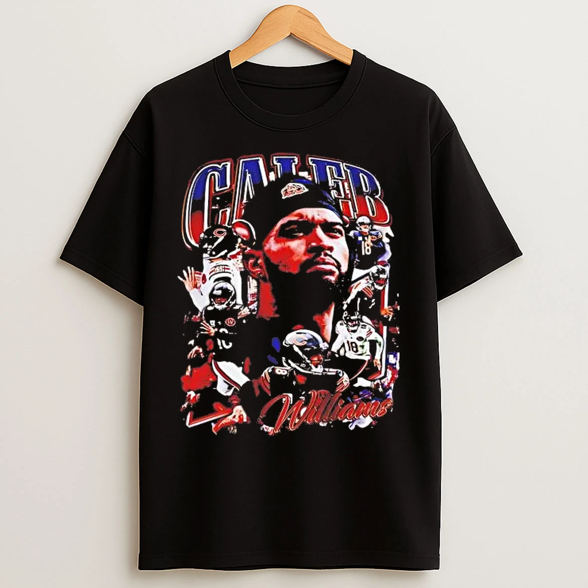 Classic Caleb Williams Iceman Picture Collage T Shirts