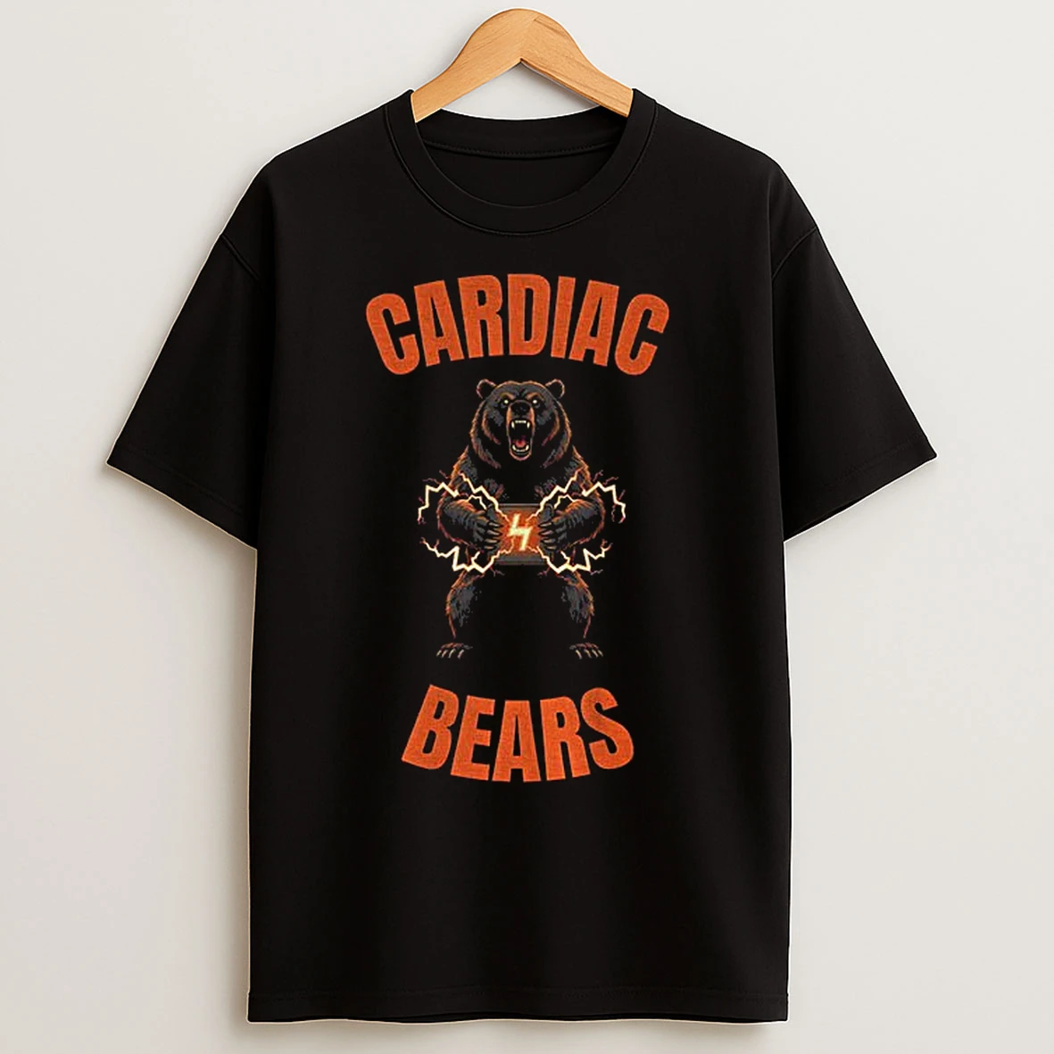 Classic Cardiac Bears Chicago Bears Mascot Electric Bear Heart T Shirts