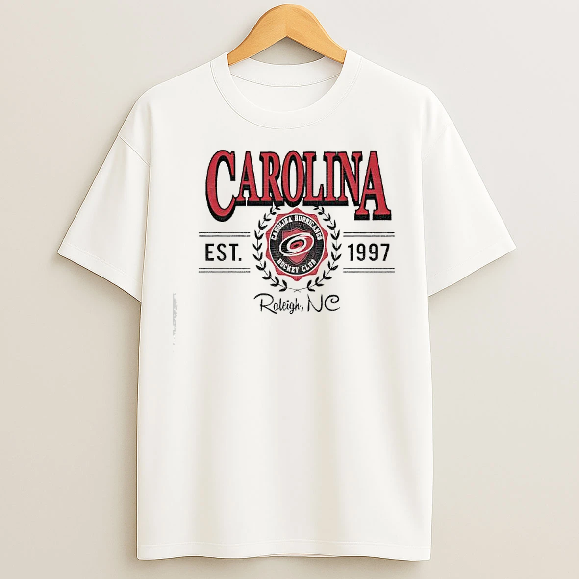 Classic Carolina Hurricanes Hockey Club Est 1997 Graphic T Shirts