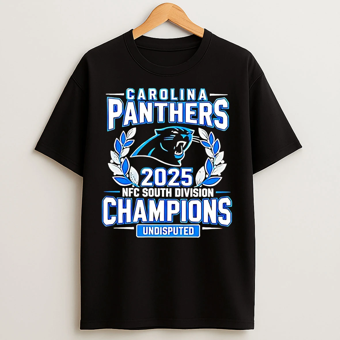 Classic Carolina Panthers 2025 Nfc South Division Champions Limited T Shirts