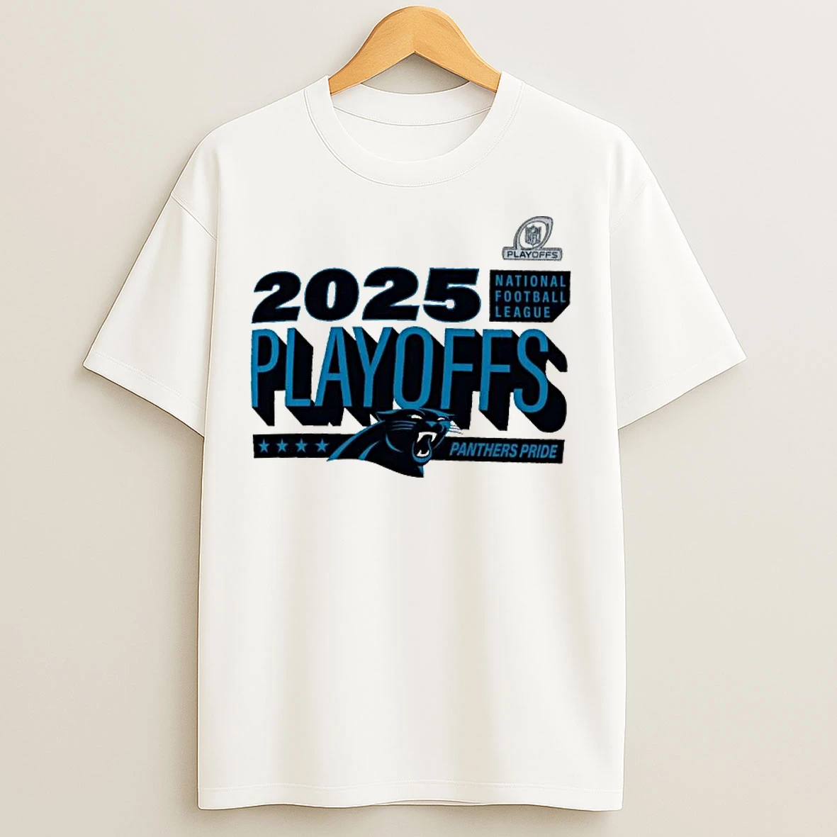 Classic Carolina Panthers 2025 Nfl Playoffs Panthers Pride T Shirts