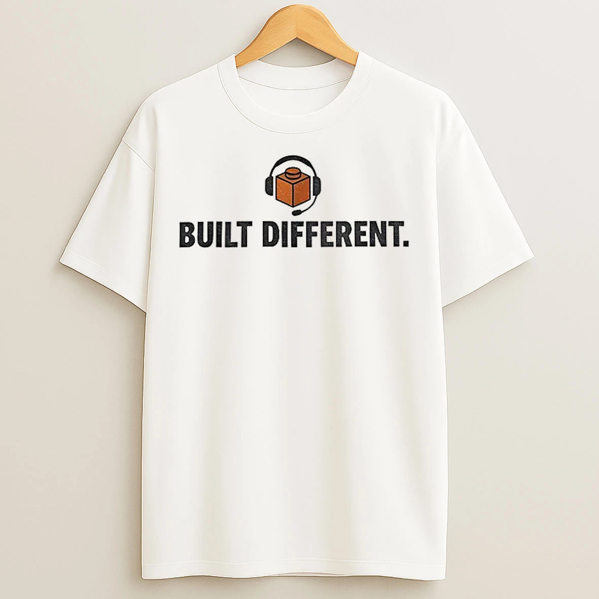 Classic Caseoh Built Different Headphone T Shirts