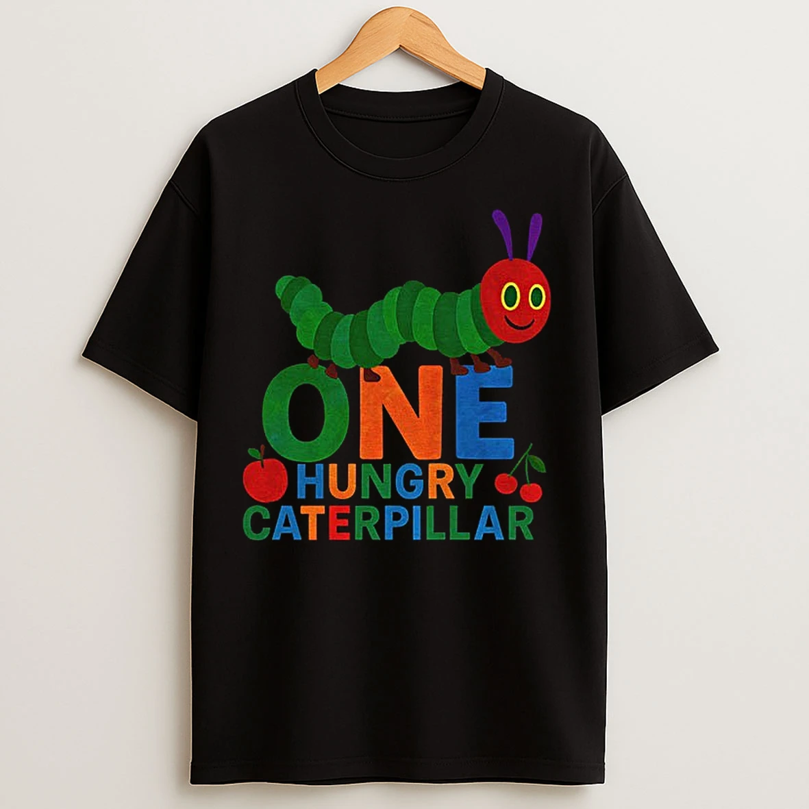Classic Caterpillar One Hungry Caterpillar Birthday T Shirts