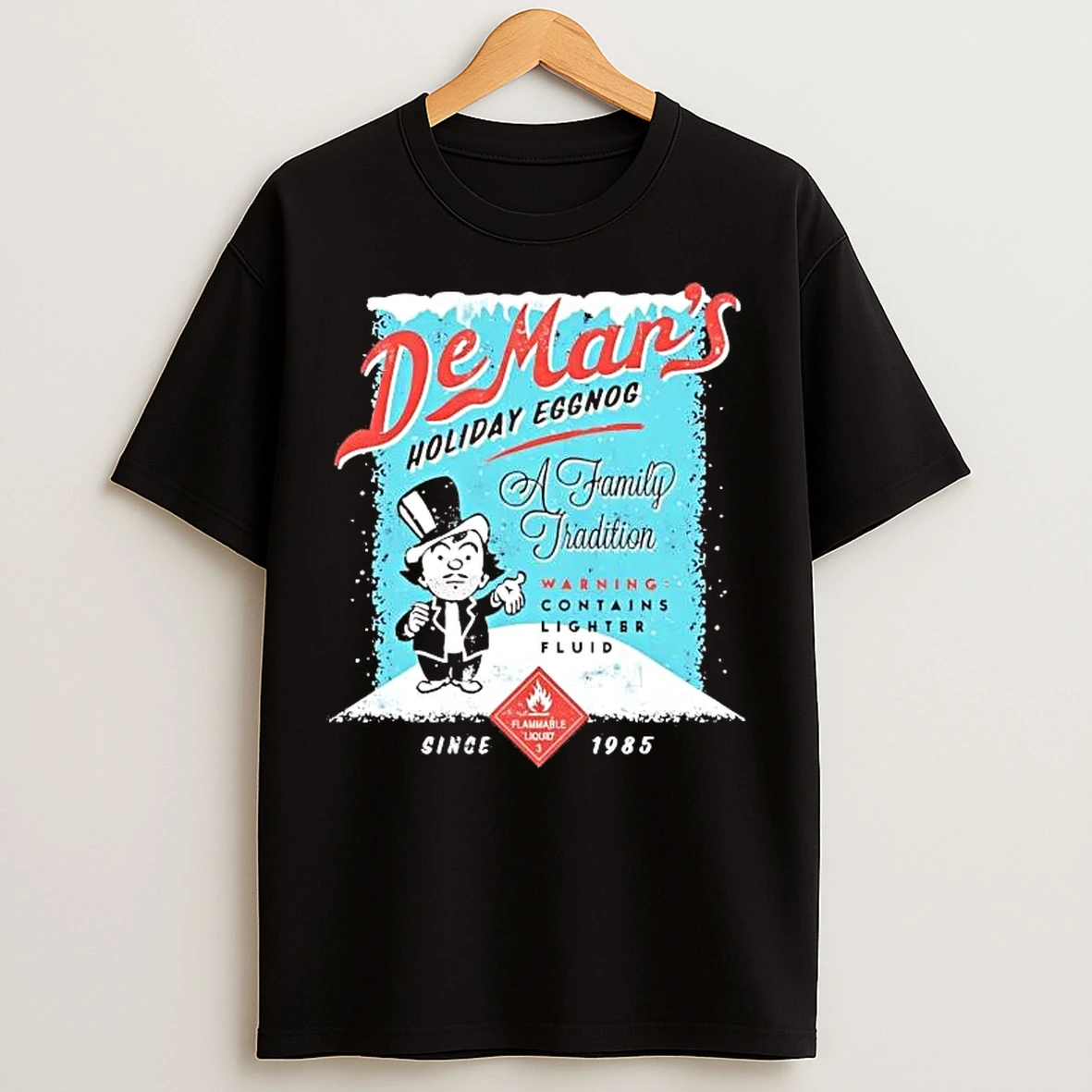 Classic Charles Demars Eggnog With Lighter Fluid T Shirts