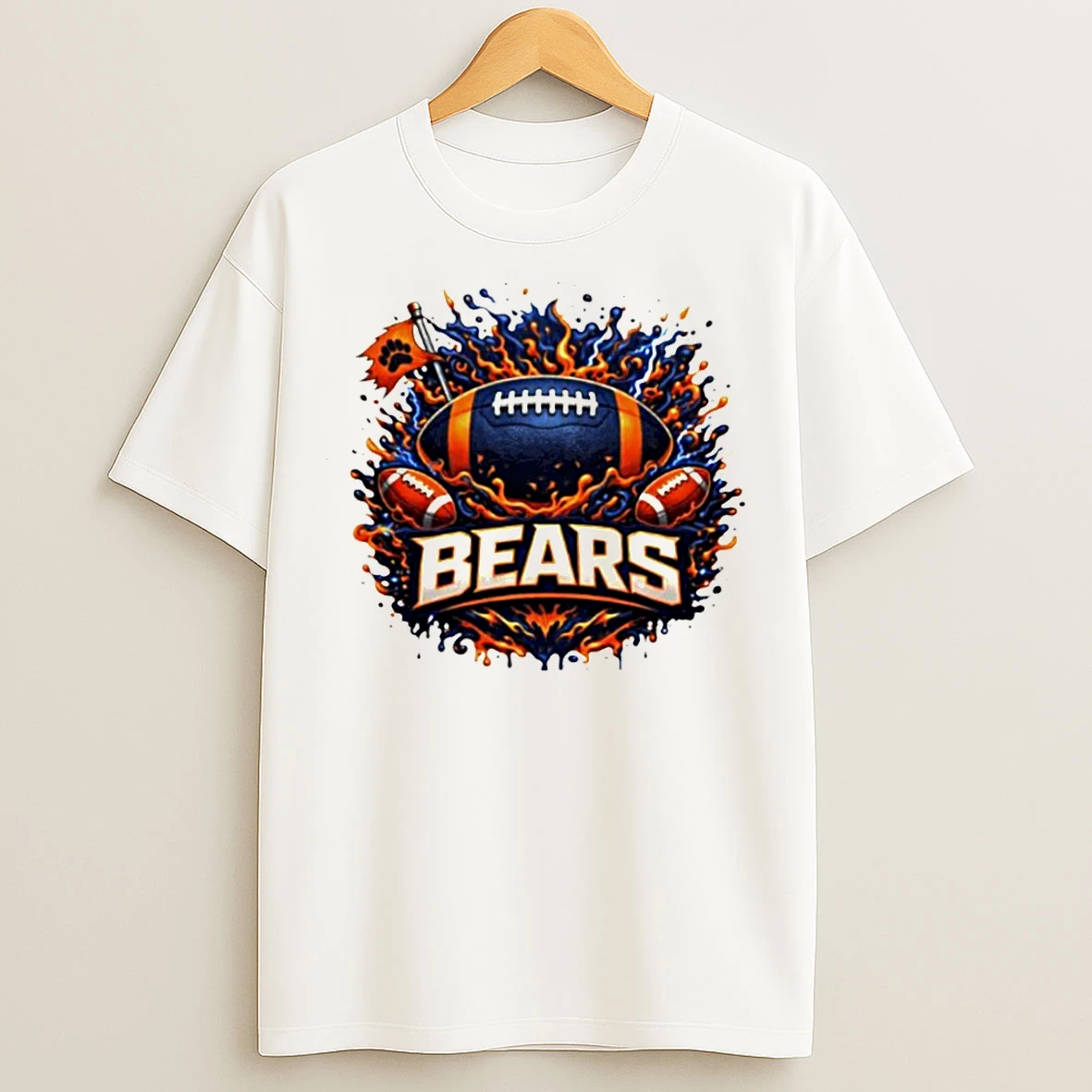 Classic Chicago Bears Football College Da Bears Logo 2026 Game Day T Shirts