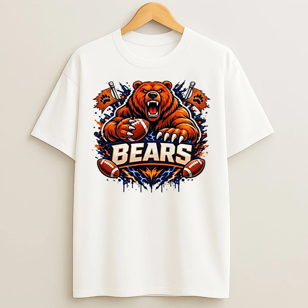 Classic Chicago Bears Football Da Bears Logo 2026 T Shirts