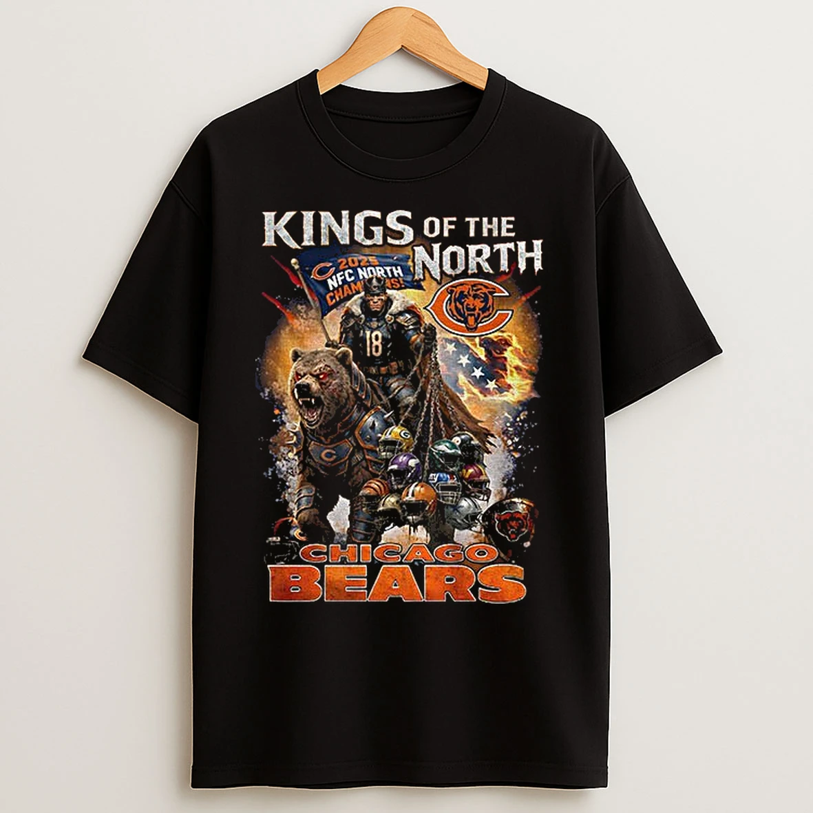 Classic Chicago Bears King Of The North Nfl Football Super Bowl 2026 T Shirts