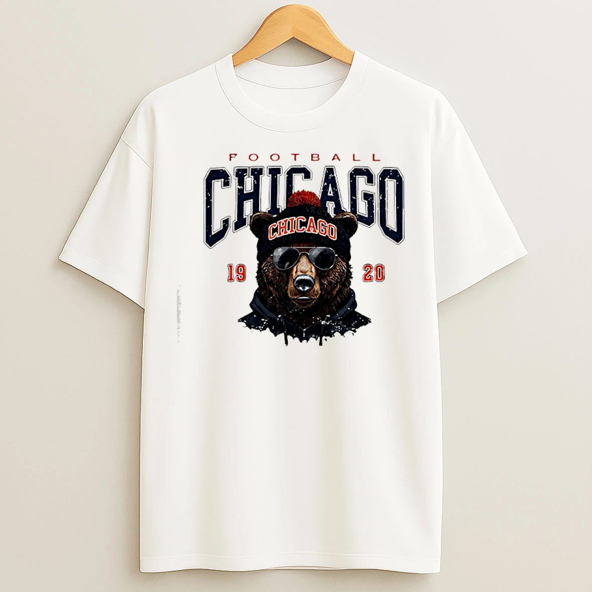 Classic Chicago Football Vintage 1920 Tri Blend T Shirts