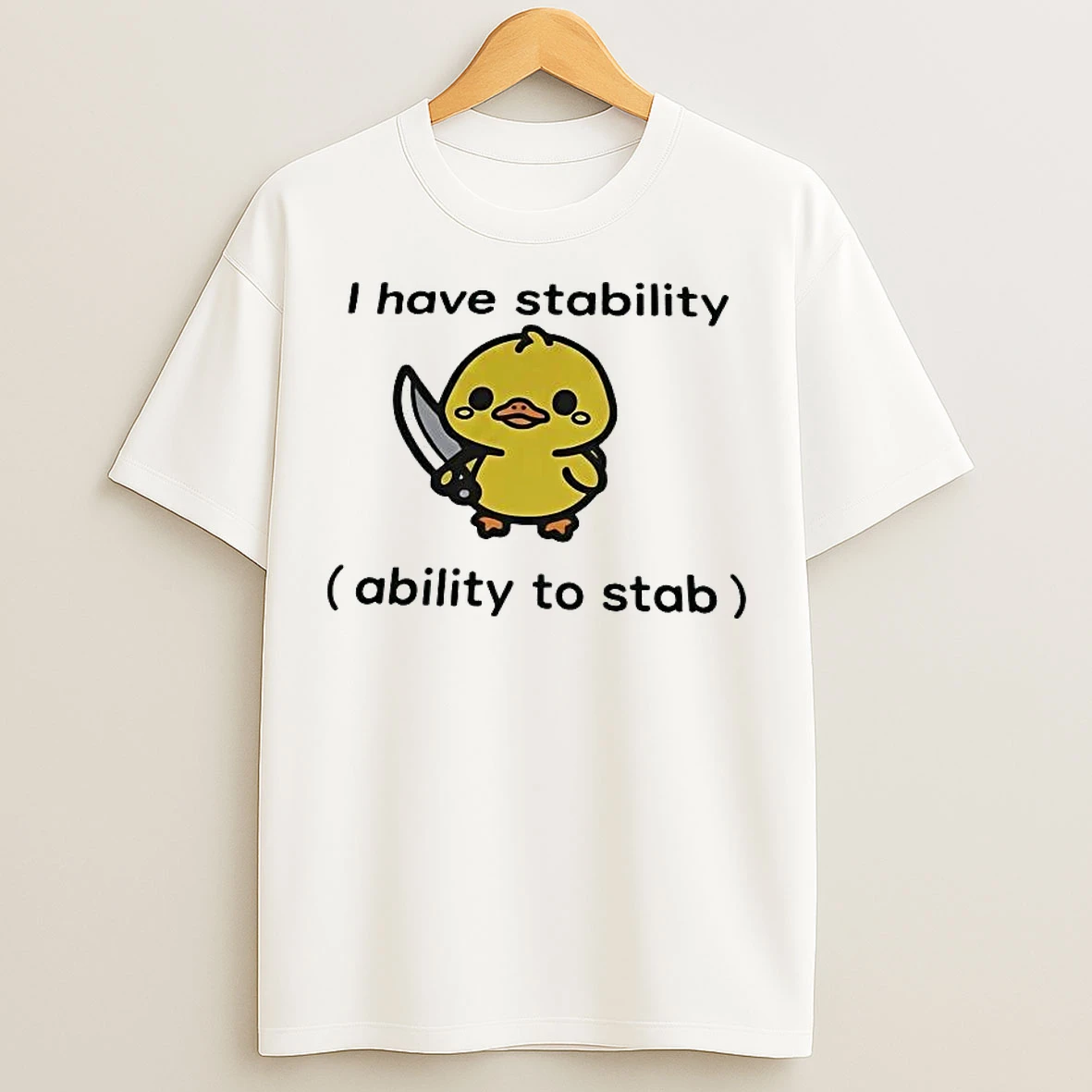 Classic Chick I Have Stability Ability To Stab T Shirts