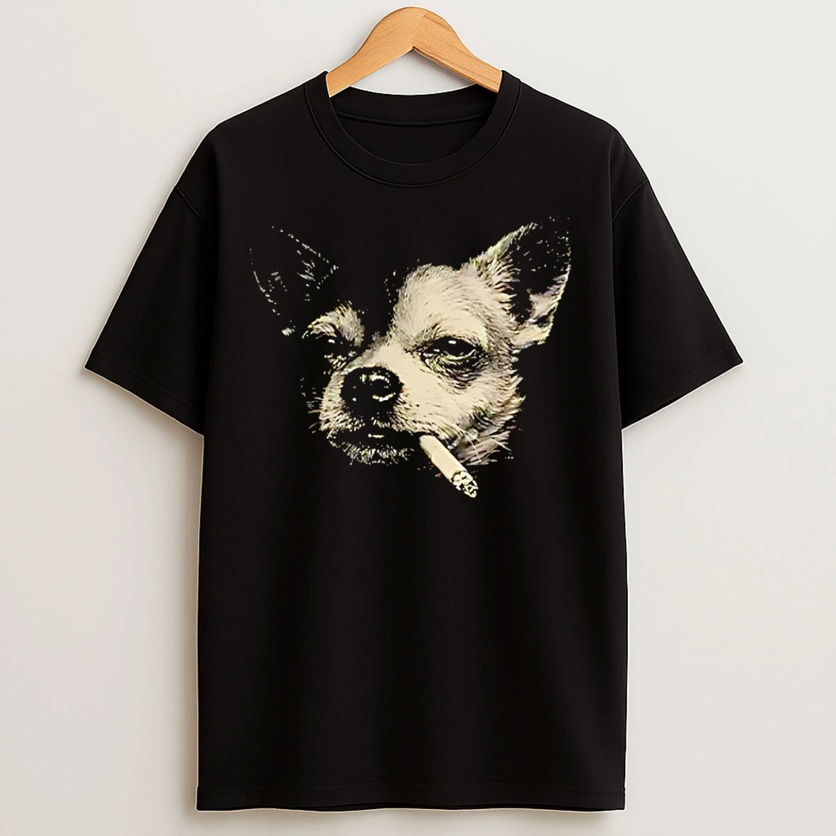 Classic Chihuahua Smoking T Shirts