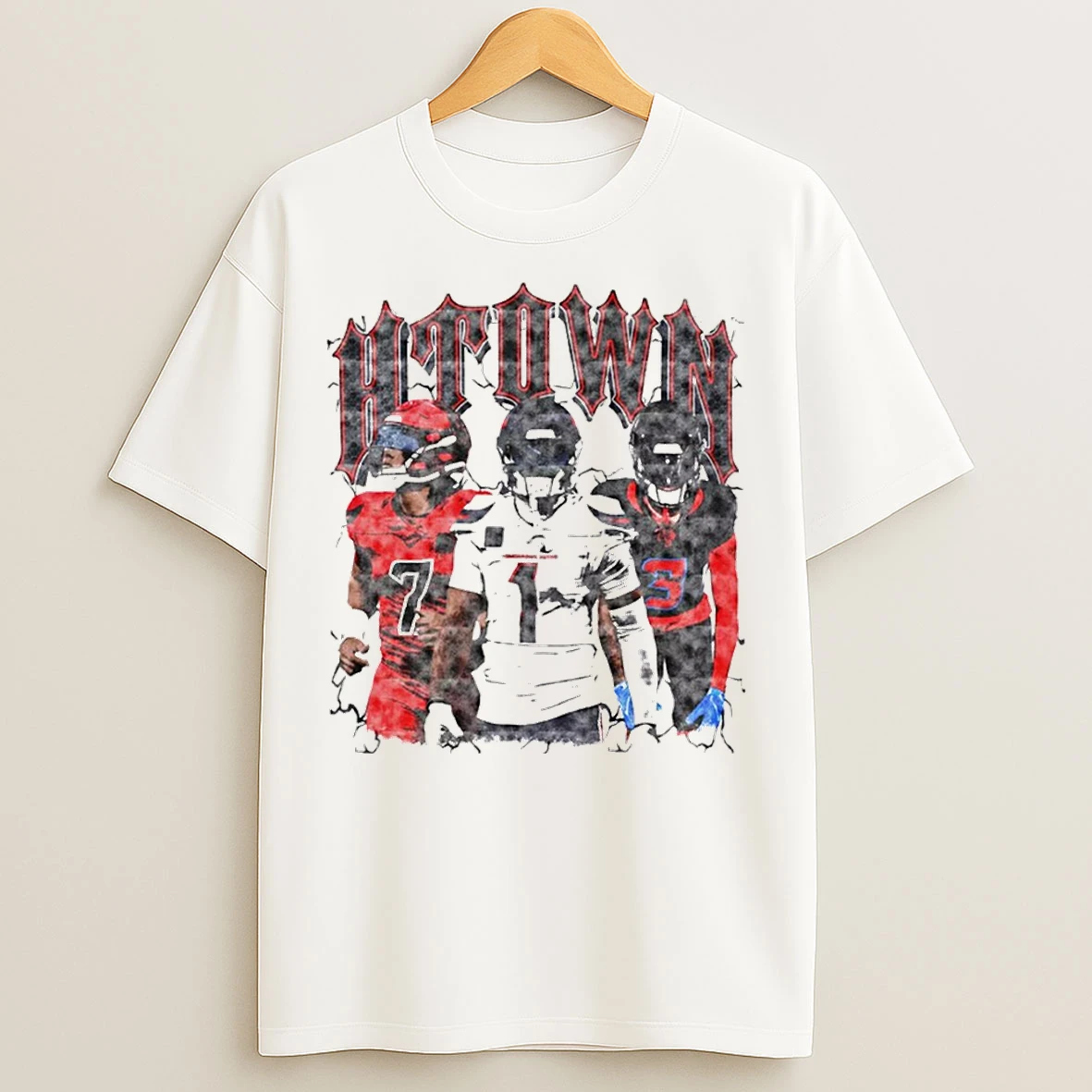 Classic Cj Diggs H Town Houston Football T Shirts