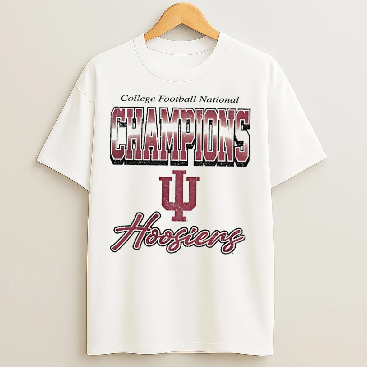 Classic College Football 2025 National Champions Indiana Hoosiers T Shirts
