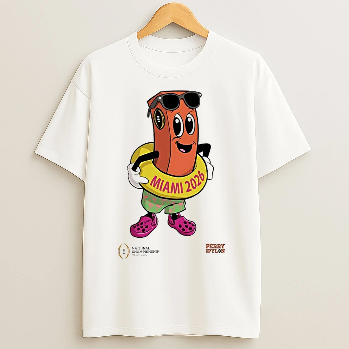 Classic College Football Playoff 2026 National Championship Perry The Pylon Pool Miami T Shirts