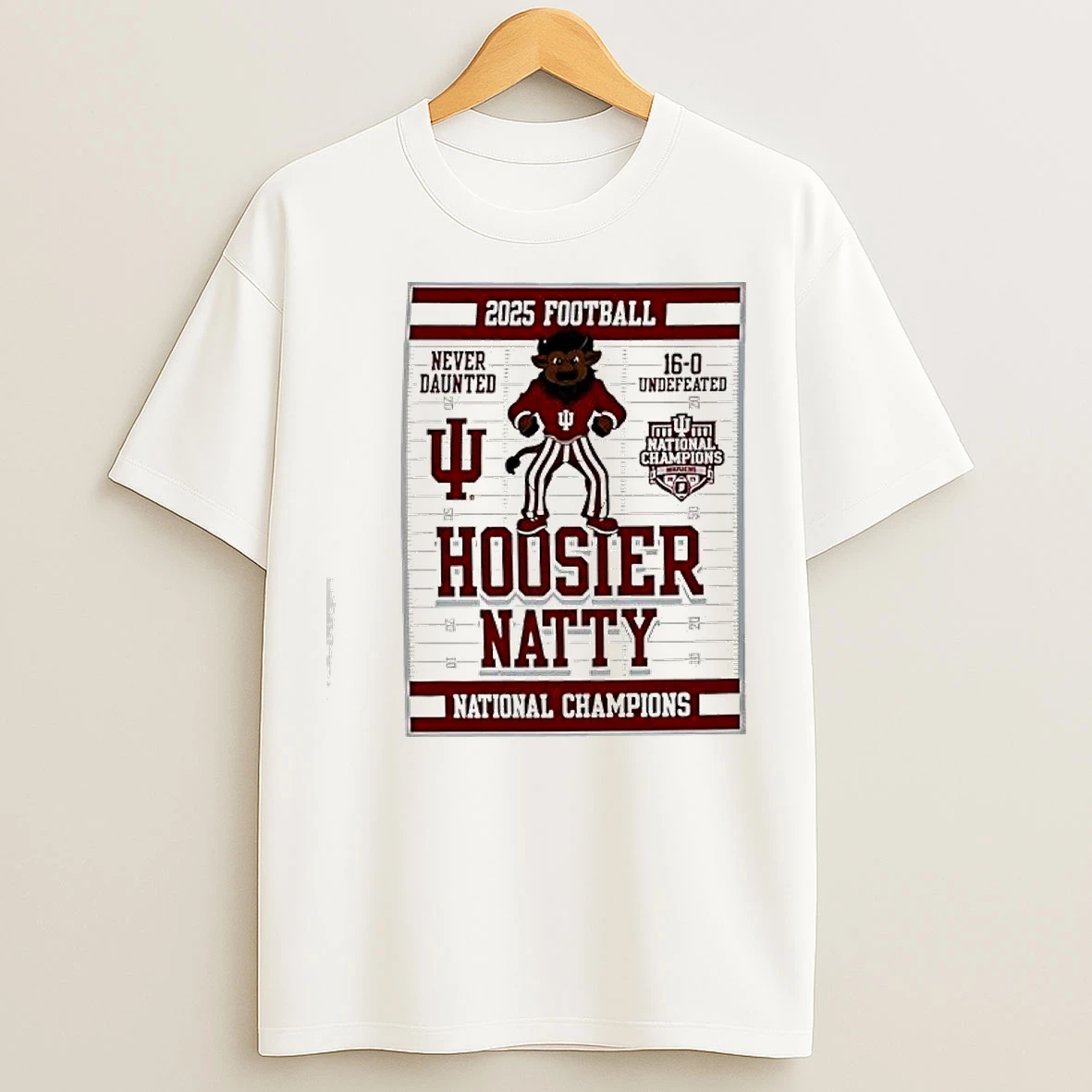 Classic College Football Playoff 2026 Retro Brands Indiana National Champions Hoosier Natty T Shirts