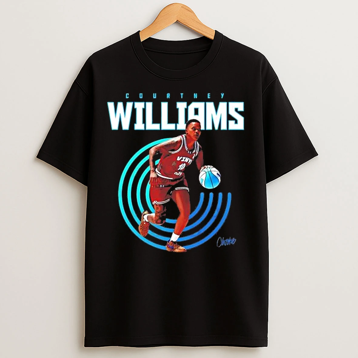 Classic Courtney Williams Unrivaled Basketball Signature T Shirts