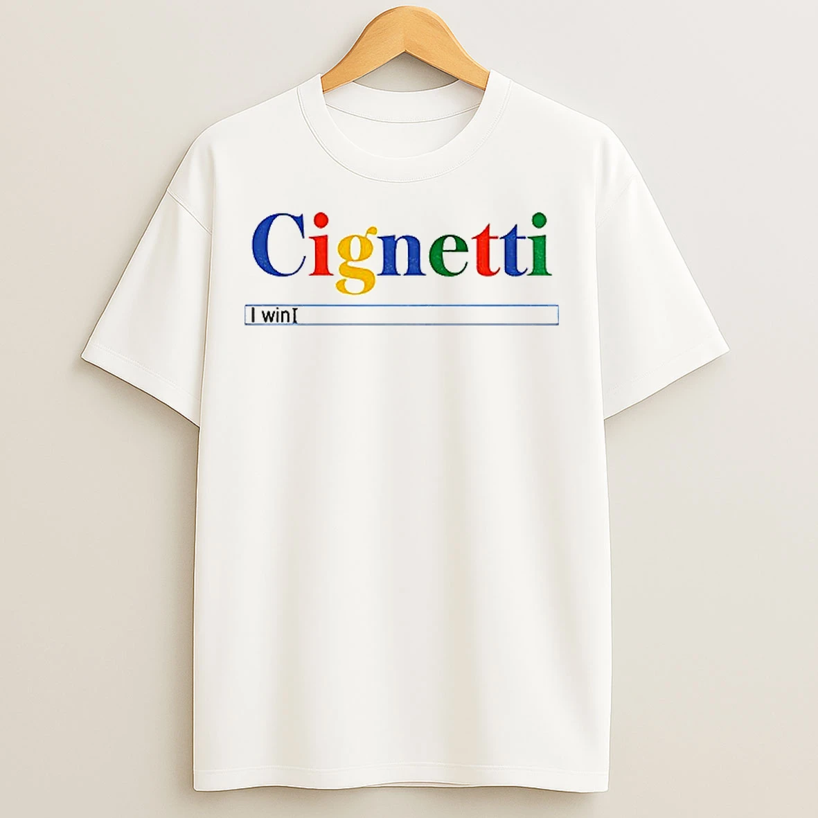 Classic Curt Cignetti Football Google I Win Cignetti I Win Search Bar T Shirts