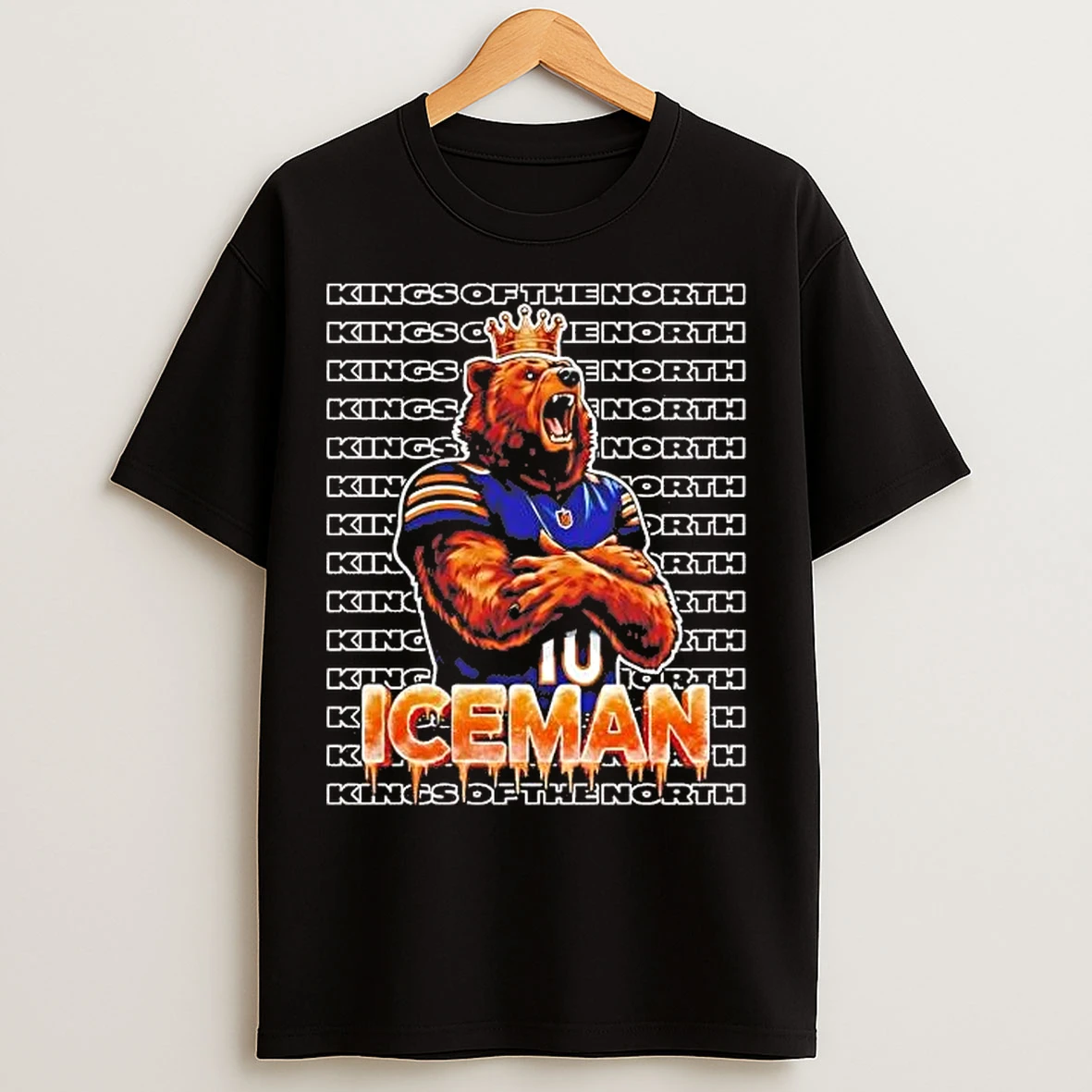 Classic Dj Moore Iceman Chicago Bears Kings Of The North T Shirts