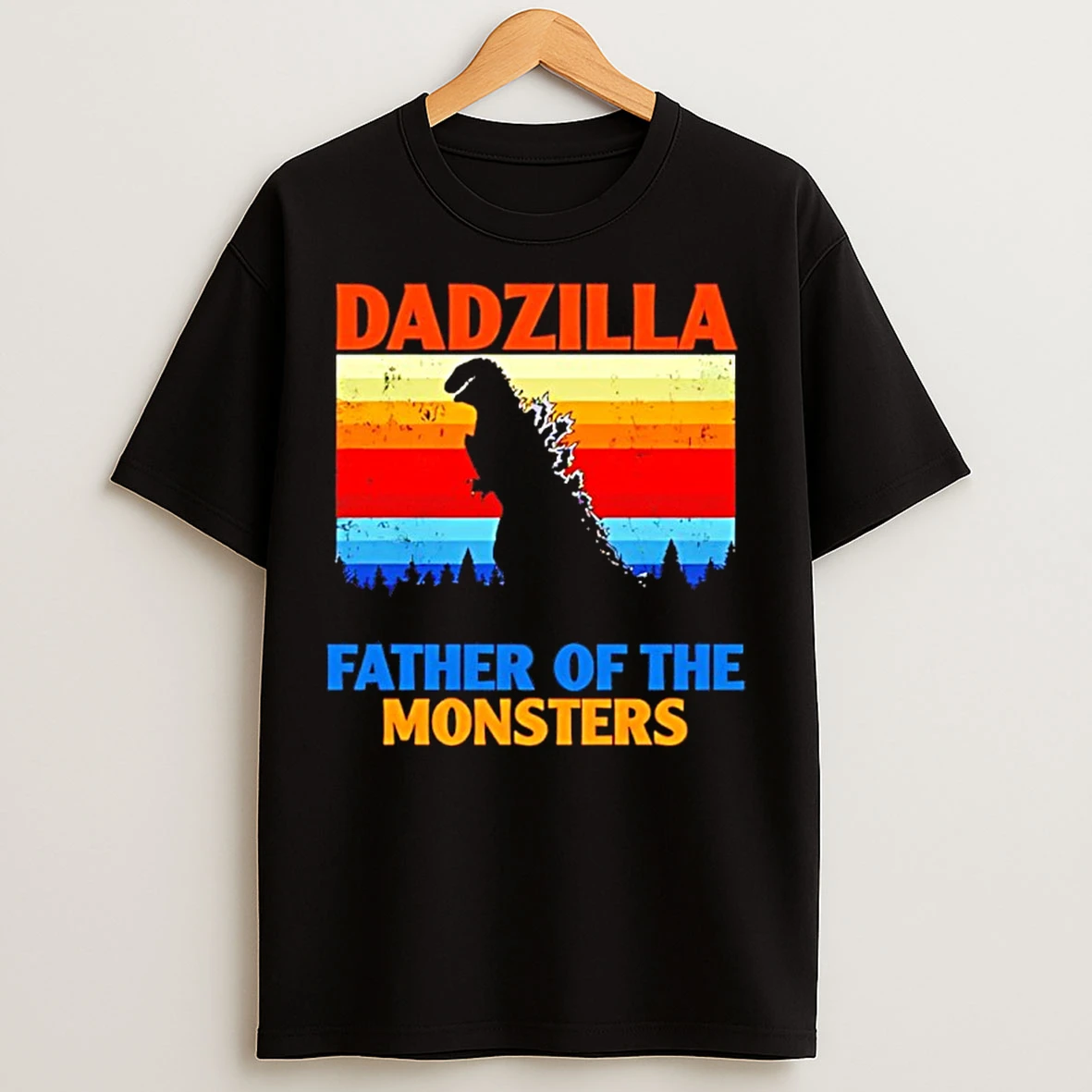 Classic Dadzilla Father Of The Monsters Vintage T Shirts