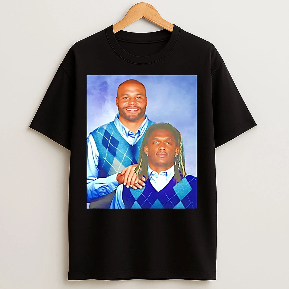 Classic Dak Prescott And Ceedee Lamb Dallas Cowboys Step Brother T Shirts