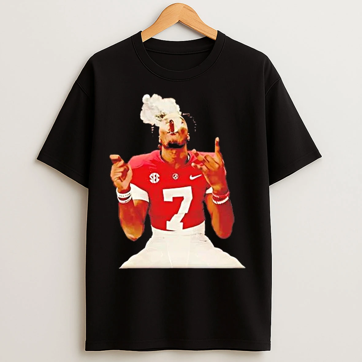 Classic Darius Slay Jr Smoking Cigar Celebration T Shirts
