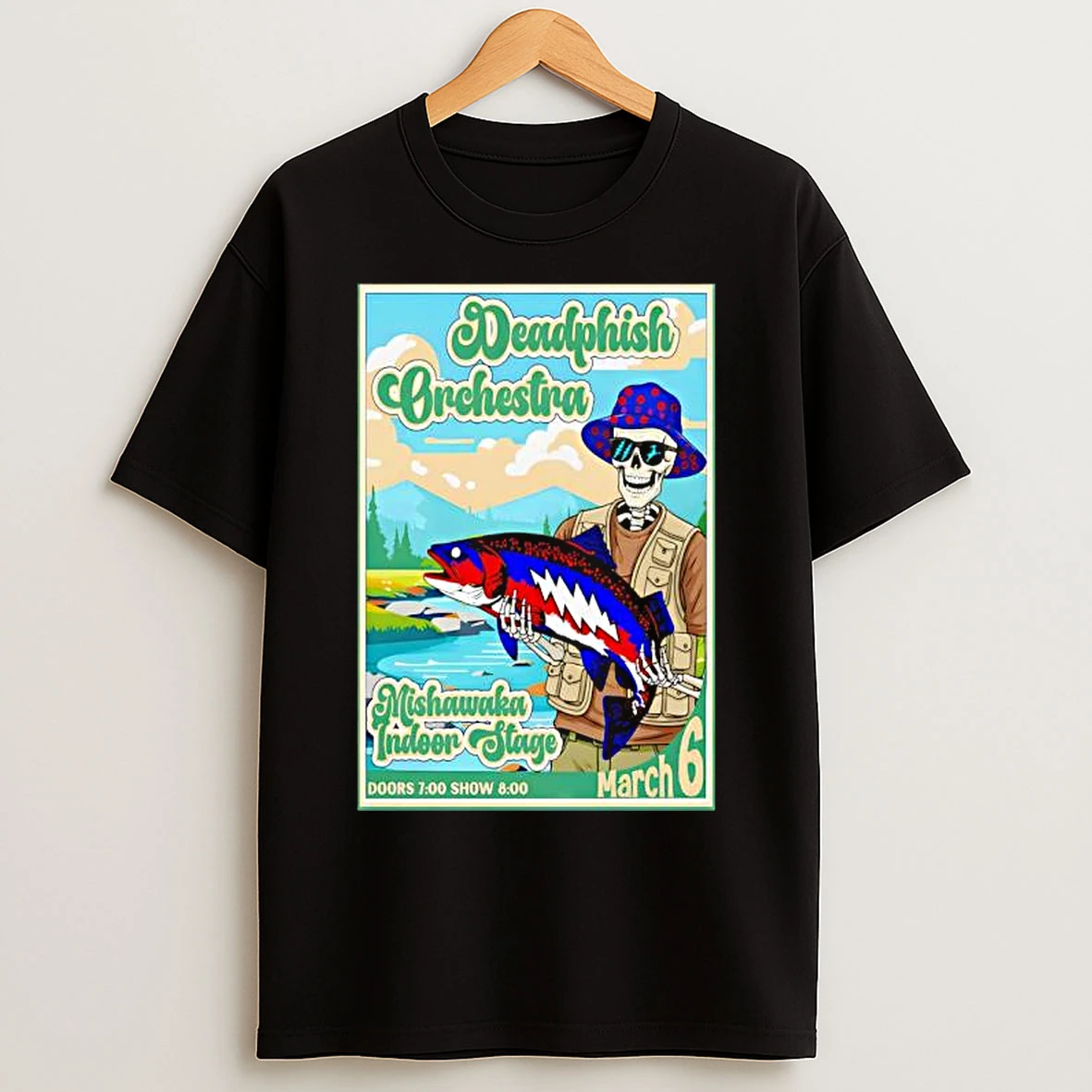 Classic Deadphish Orchestra Tour Bellvue Co Mar 6 2026 T Shirts