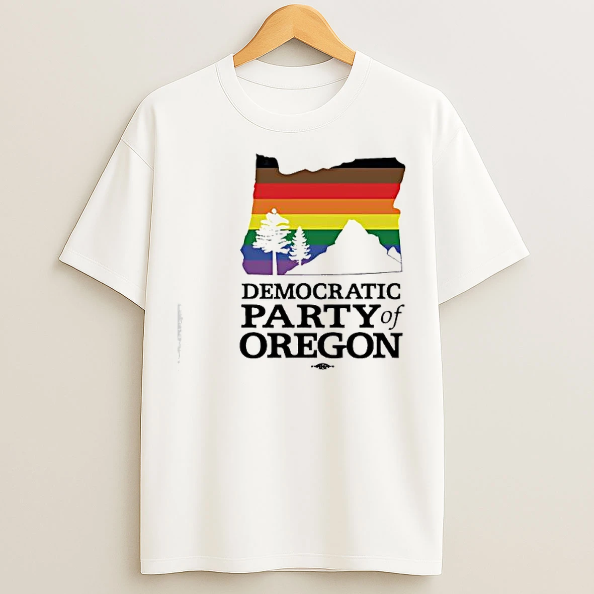 Classic Democratic Party Of Oregon Pride Graphic T Shirts