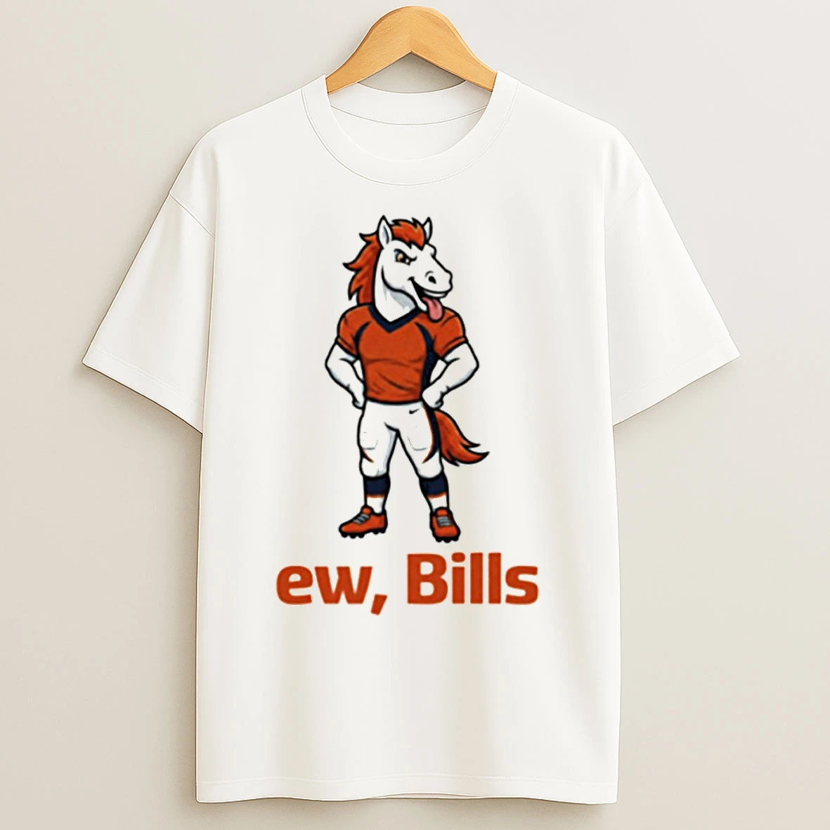 Classic Denver Broncos Football Funny Ew Bills T Shirts